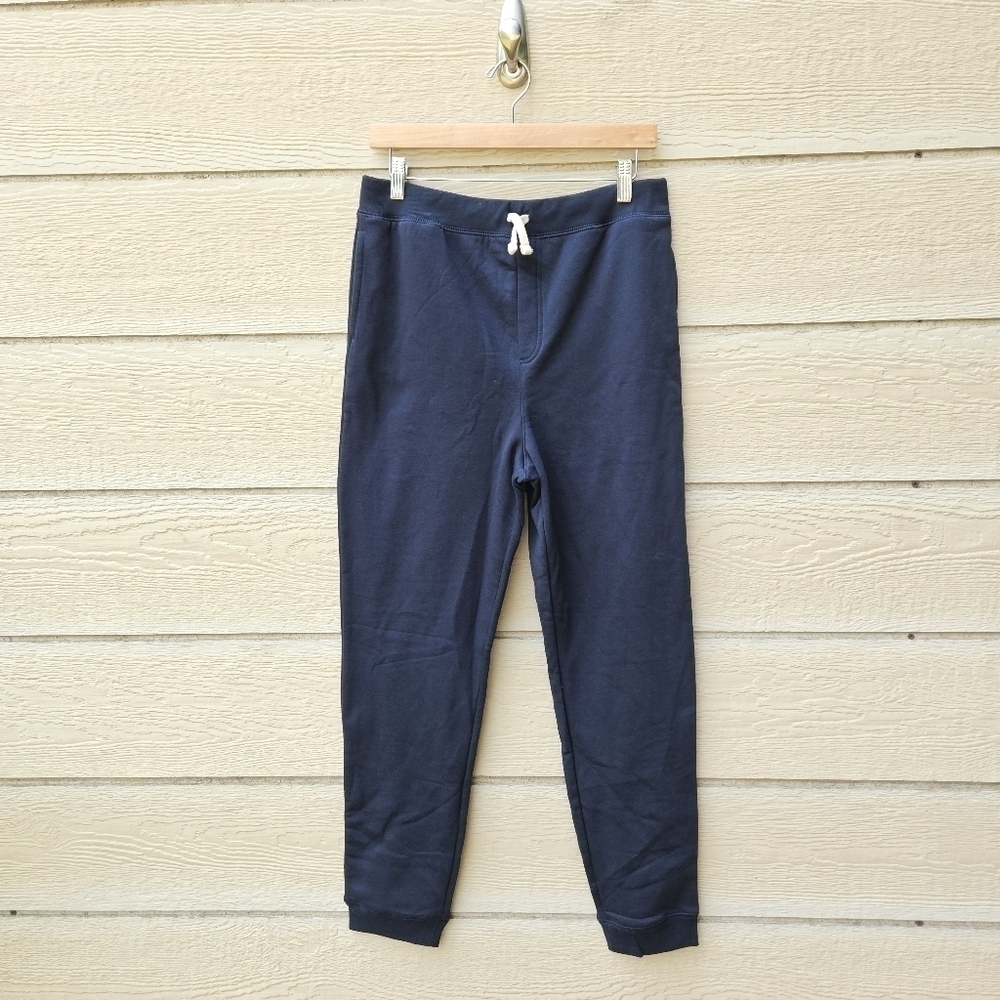 Lands End navy blue jogger sweatpants big kids unisex XXL